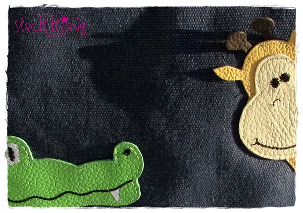 Kindertasche / Rucksack "Krokodil & Giraffe"